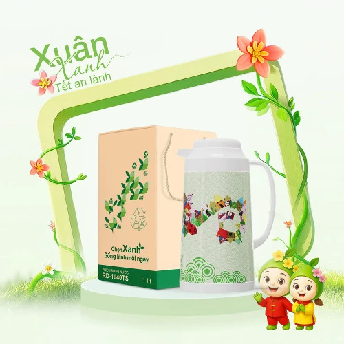 Phích 1040TS-1L HT hoa tết